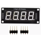 M&oacute;dulo Display de Tubo Digital LED TM1637 0,56'' 4 Bit Branco com Ponto, Shield Arduino - Thumb - 1