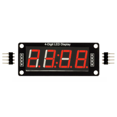 Shield para Arduino TM1637 Vermelho 0,56'' M&oacute;dulo Display LED de Tubo 4 bits com Dois Pontos