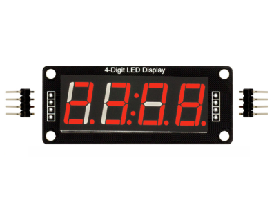Shield para Arduino TM1637 Vermelho 0,56'' M&oacute;dulo Display LED de Tubo 4 bits com Dois Pontos - Imagem 1
