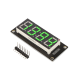 M&oacute;dulo display LED de tubo digital TM1637 0,56'' verde 4 bits com pontos duplos para Shield Arduino - Thumb - 1