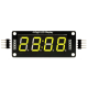 M&oacute;dulo Display LED TM1637 0,56'' amarelo 4 bits com dois pontos para Shield Arduino - Thumb - 1