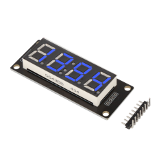M&oacute;dulo Display de Tubo Digital TM1637 0,56'' 4 bits Azul com Dois Pontos para Shield Arduino