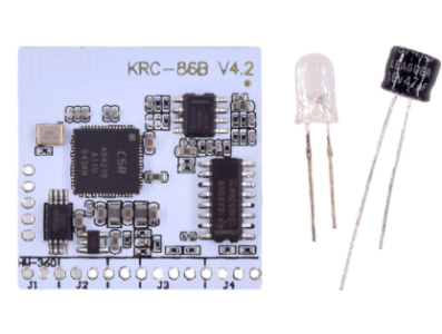 M&oacute;dulo receptor de sinal de &aacute;udio est&eacute;reo sem fio KRC-86B 4.2, shield para Arduino - Imagem 1