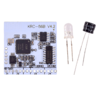 M&oacute;dulo receptor de sinal de &aacute;udio est&eacute;reo sem fio KRC-86B 4.2, shield para Arduino