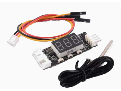 M&oacute;dulo regulador de velocidade e temperatura PWM 12V 4 fios 3A - Imagem 1