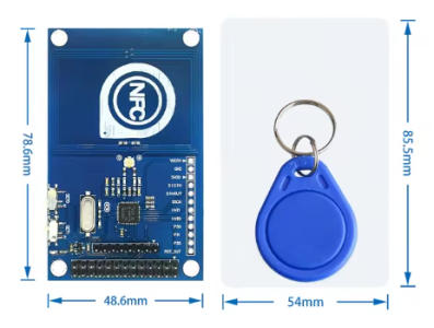 Shield para Arduino PN532 NFC M&oacute;dulo leitor de cart&otilde;es RFID IC Kit - Imagem 1