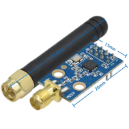 Shield para Arduino CC1101 433 MHz, m&oacute;dulo RF com antena curta