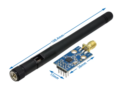 Shield Arduino CC1101 433 MHz M&oacute;dulo sem fio com antena longa - Imagem 1