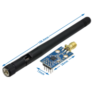Shield Arduino CC1101 433 MHz M&oacute;dulo sem fio com antena longa