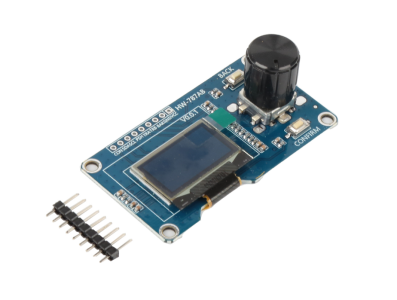 Display OLED 0,96'' com encoder rotativo EC11 e interface IIC, Shield Arduino AL - Imagem 1