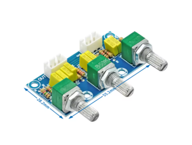 XH-M802 M&oacute;dulo passivo de tom e pr&eacute;-amplificador de pot&ecirc;ncia - Imagem 1