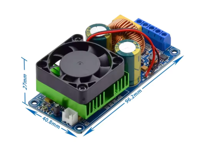 Shield Arduino Placa amplificadora digital Classe D HiFi 500W IRS2092S - Imagem 1