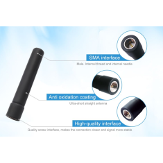 Ebyte Antena RF Omnidirecional Reta 433 MHz 2,5 dBi