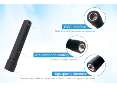 Ebyte Antena RF Omnidirecional Reta 433 MHz 2,5 dBi - Imagem 1