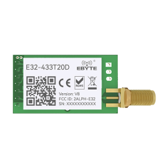 Ebyte E32-433T20D M&oacute;dulo LoRa 433 MHz UART Shield para Arduino