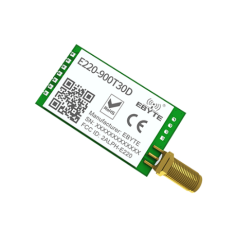 Ebyte E220-900T30D M&oacute;dulo LoRa UART 868 MHz, Shield para Arduino