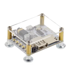 Placa amplificadora de &aacute;udio Bluetooth para Arduino Shield com USB, slot TF, microfone e gabinete
