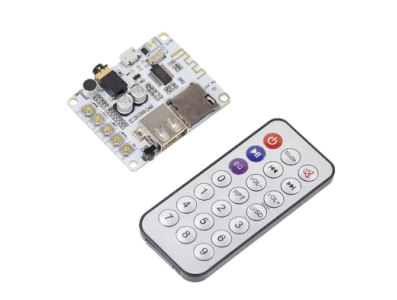 Shield para Arduino: placa amplificadora de &aacute;udio Bluetooth com USB, leitor de cart&atilde;o TF, microfone e controle remoto - Imagem 1