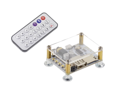 Shield Arduino: Placa amplificadora Bluetooth de &aacute;udio com USB, leitor TF, microfone, carca&ccedil;a e controle remoto - Imagem 1