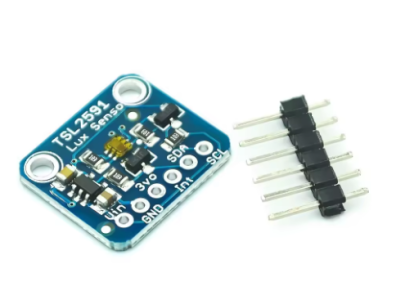 M&oacute;dulo Breakout Sensor de Luz Digital TSL2591 azul sem interface, Shield Arduino - Imagem 1