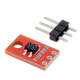 M&oacute;dulo sensor de reflex&atilde;o infravermelho QRE1113 vermelho, Arduino Shield (AL) - Thumb - 1