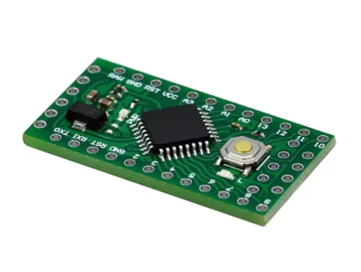 Placa MiniEVB LGT8F328P LQFP32 3.3V, substitui Pro Mini ATMEGA328P BTE17-14 - Imagem 1