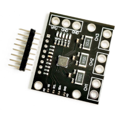 MCU-3221 INA3221, M&oacute;dulo de Monitoramento e Controle de Pot&ecirc;ncia, Shield para Arduino, Preto