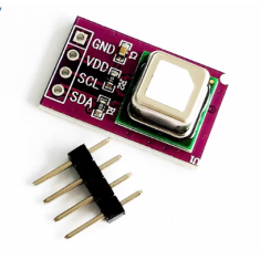 M&oacute;dulo sensor de g&aacute;s SCD40 em shield para Arduino, cor roxa