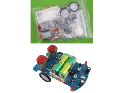 Kit Rob&oacute;tico DIY D2-5 Carro Seguidor de Linha Inteligente - Imagem 1