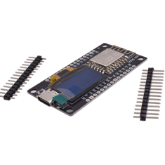 Placa de desenvolvimento NodeMCU ESP8266 com display OLED de 0,96 polegadas e conector USB Type-C