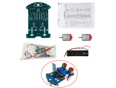 Kit DIY D2-6 Carro Inteligente com Controle Remoto Bluetooth e MCU 51 - Imagem 1