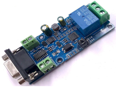 7-24V Modbus RTU 1 Channel RS232 Serial Relay Module - Imagem 1
