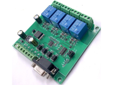 7-24V Modbus RTU 4 Channel RS232 Serial Relay Module - Imagem 1