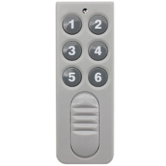 Controle remoto sem fio 6 teclas 433 MHz chip 2262