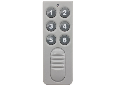 Controle remoto sem fio 6 teclas 433 MHz Chip 2262 - Imagem 1