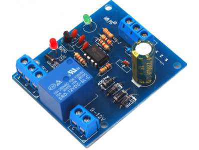 M&oacute;dulo sensor de n&iacute;vel de &aacute;gua 12V azul com interruptor controlador de n&iacute;vel - Imagem 1