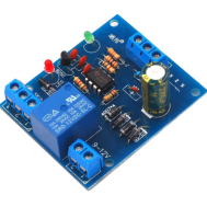 M&oacute;dulo sensor de n&iacute;vel de &aacute;gua 12V azul com interruptor controlador de n&iacute;vel