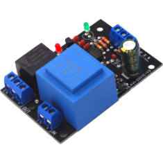 M&oacute;dulo sensor de n&iacute;vel de &aacute;gua 220V preto com rel&eacute;