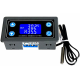 M&oacute;dulo controlador de temperatura digital XY-WT01 com display LED, regulador de aquecimento e refrigera&ccedil;&atilde;o, termostato, cabo 0,5 - Thumb - 1