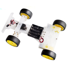 4 WD Single Layer Smart Car Chassis