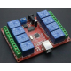 M&oacute;dulo de Rel&eacute; 8 Canais 12V USB - Thumb - 1