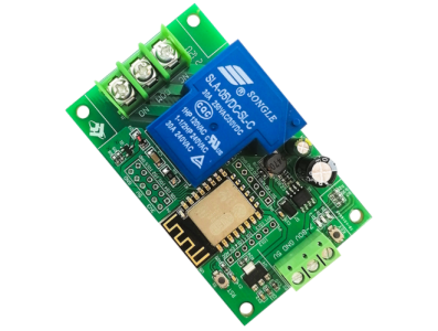 M&oacute;dulo Rel&eacute; 1 Canal 30A com ESP8266 (ESP-12F) WiFi e Fonte DC7-80/5V - Imagem 1