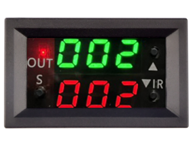 M&oacute;dulo Rel&eacute; Temporizador Digital Mini 12V com Display Duplo LED Vermelho e Verde - Imagem 1