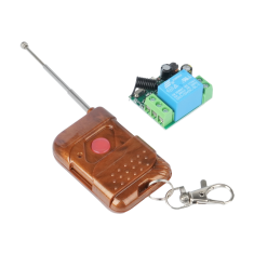 M&oacute;dulo Rel&eacute; 1 Canal 5V 433MHz com Controle Remoto Sem Fio