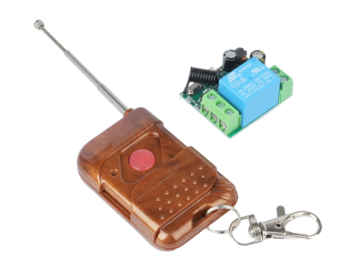 M&oacute;dulo Rel&eacute; 1 Canal 5V 433MHz com Controle Remoto Sem Fio - Imagem 1