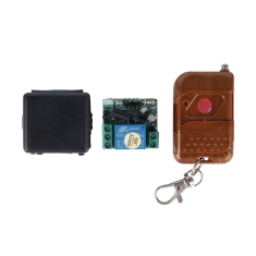M&oacute;dulo Rel&eacute; 1 Canal 24V 433MHz com Controle Remoto Sem Fio