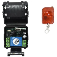 M&oacute;dulo de rel&eacute; 1 canal 433MHz 12V, controle remoto sem fio