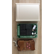 M&oacute;dulo de Rel&eacute; 4 Canais 24V 433MHz Controle Remoto Sem Fio Sem Bateria