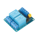 BESTEP M&oacute;dulo de Rel&eacute; 2 Canais 3V acionamento por n&iacute;vel alto/baixo placa azul - Thumb - 1