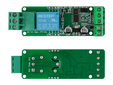 M&oacute;dulo Rel&eacute; 1 Canal 5V RS485 Modbus RTU com Isolamento de Entrada por Optoacoplador para Arduino - Imagem 1